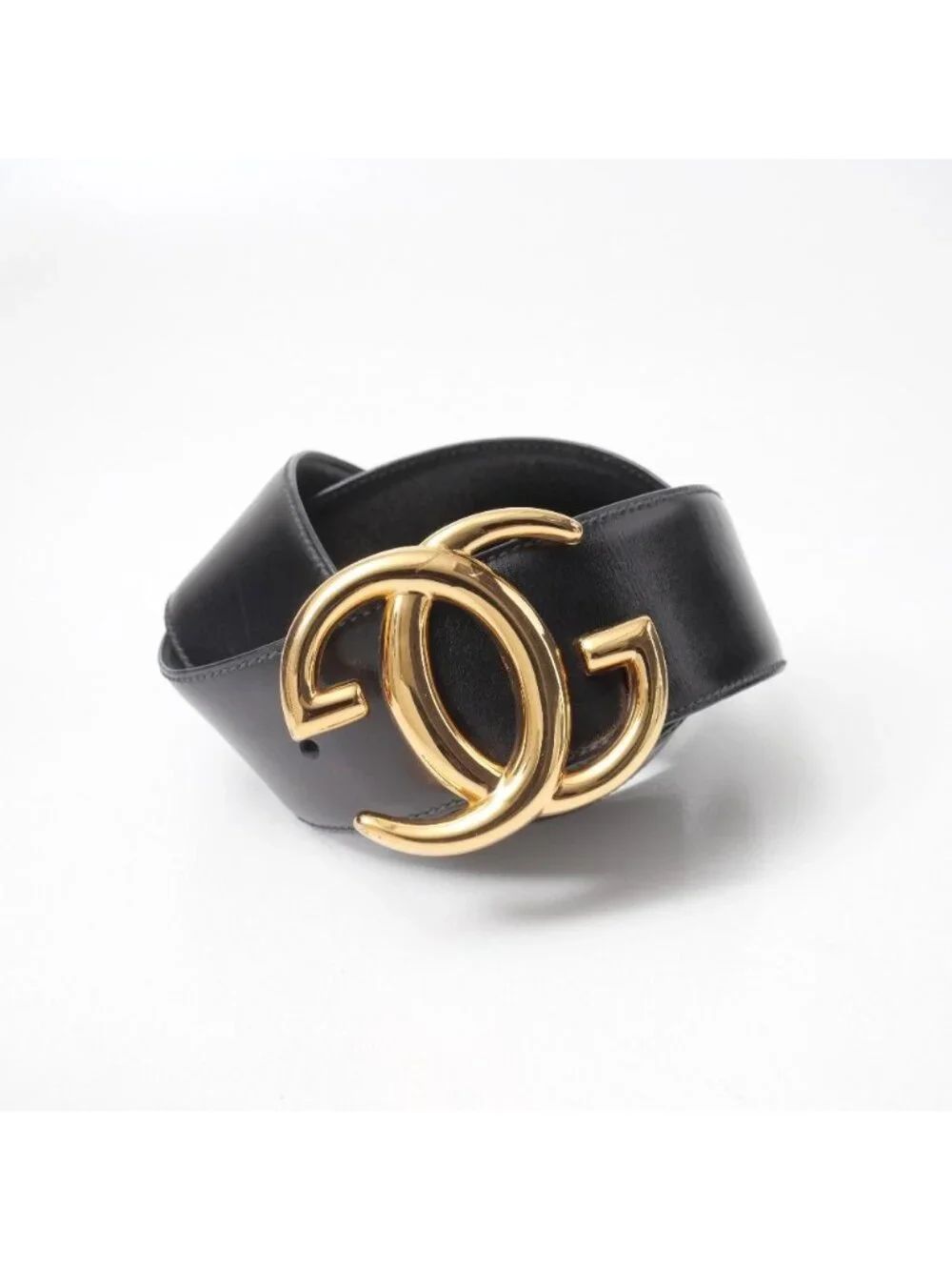 Gucci Vintage Belt GG Logo Buckle Leather